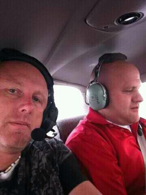 Justin Yates, left and Chad Wade, right, were killed along with two other people in a plane crash Wednesday June 1, 2011 in West Wendover, Utah.