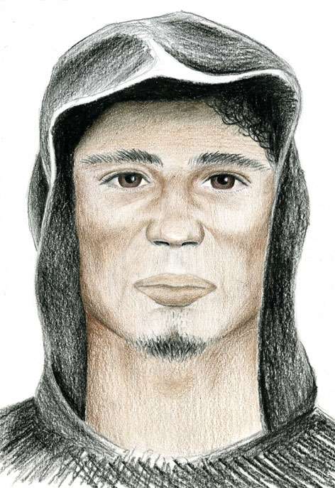 Police released this sketch of the robbery suspect.