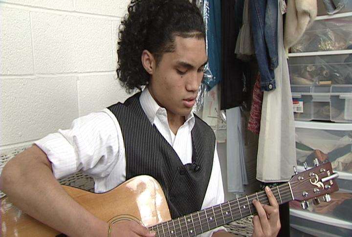 Singer/songwriter Ray Unutoa, 16, signed with the Stars Talent Studio so he "wouldn't have to be something I'm not just to get out there."