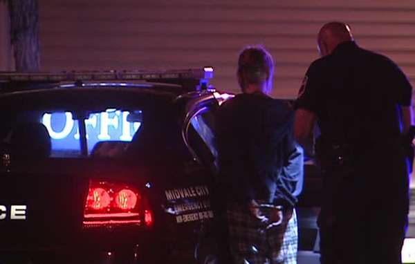 Woman accused of stabbing boyfriend at Midvale hotel