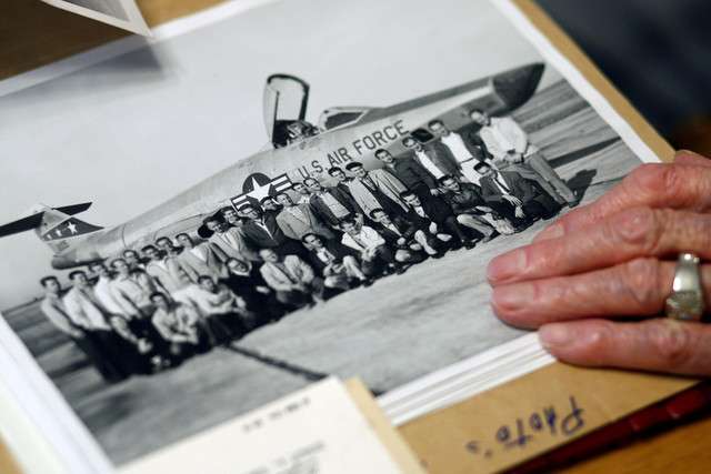 Ray Allred, 92, was among the first group of civilian workers to be employed at Hill Field. He started at age 20, six months before the attack on Pearl Harbor. (Mike Terry, Deseret News)