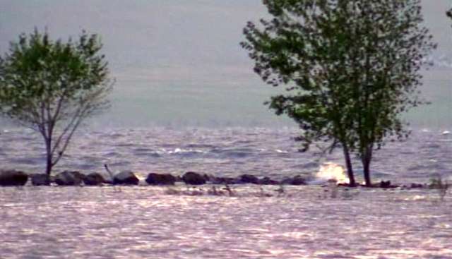 Strong winds, high waves and cool temperatures created chaos on Utah Lake.