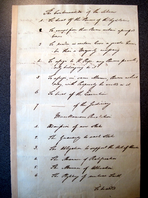 Fragment of Constitution's early version deciphered