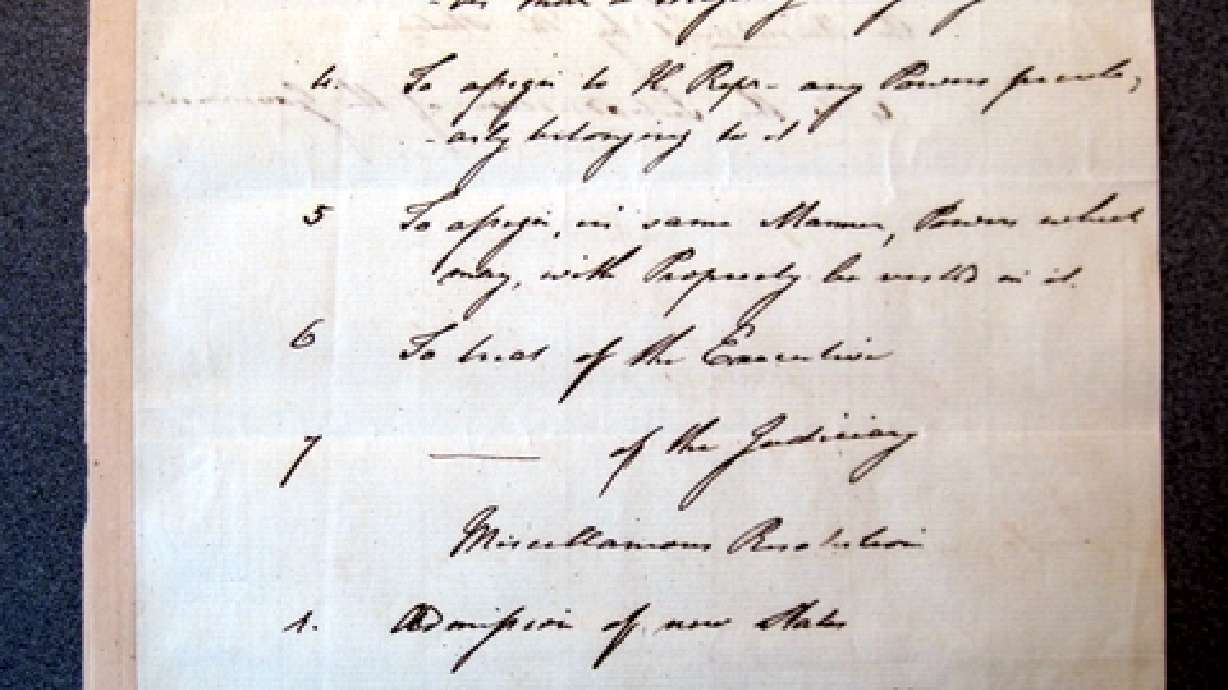 Fragment of Constitution's early version deciphered