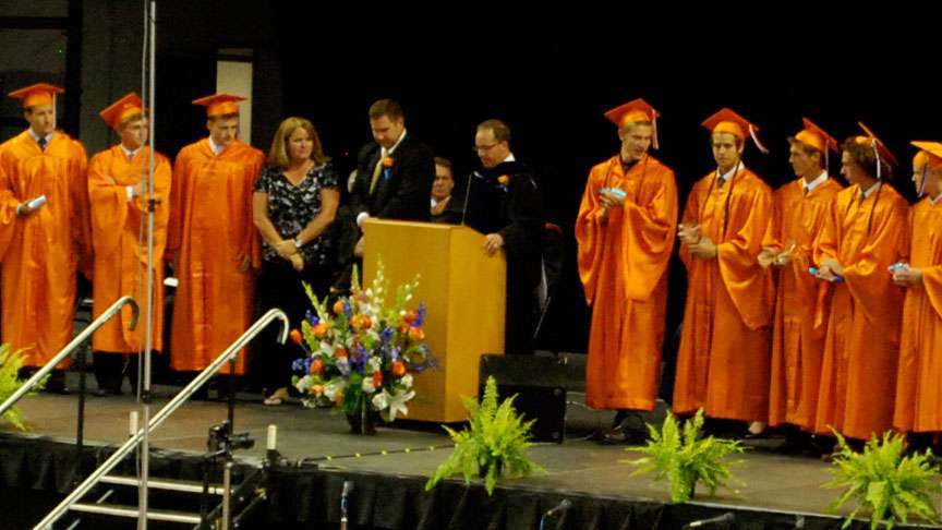 Because of their dedication to Hugh Dearden, the Brighton High School soccer team earned the first Superintendent's Award of Distinction for Exemplary Character from the Canyon School District.