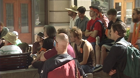 Supporters gather at DeChristopher rally June 23.