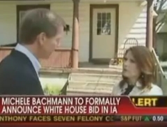 Media pretty excited over Bachmann’s John Wayne gaffe in Iowa