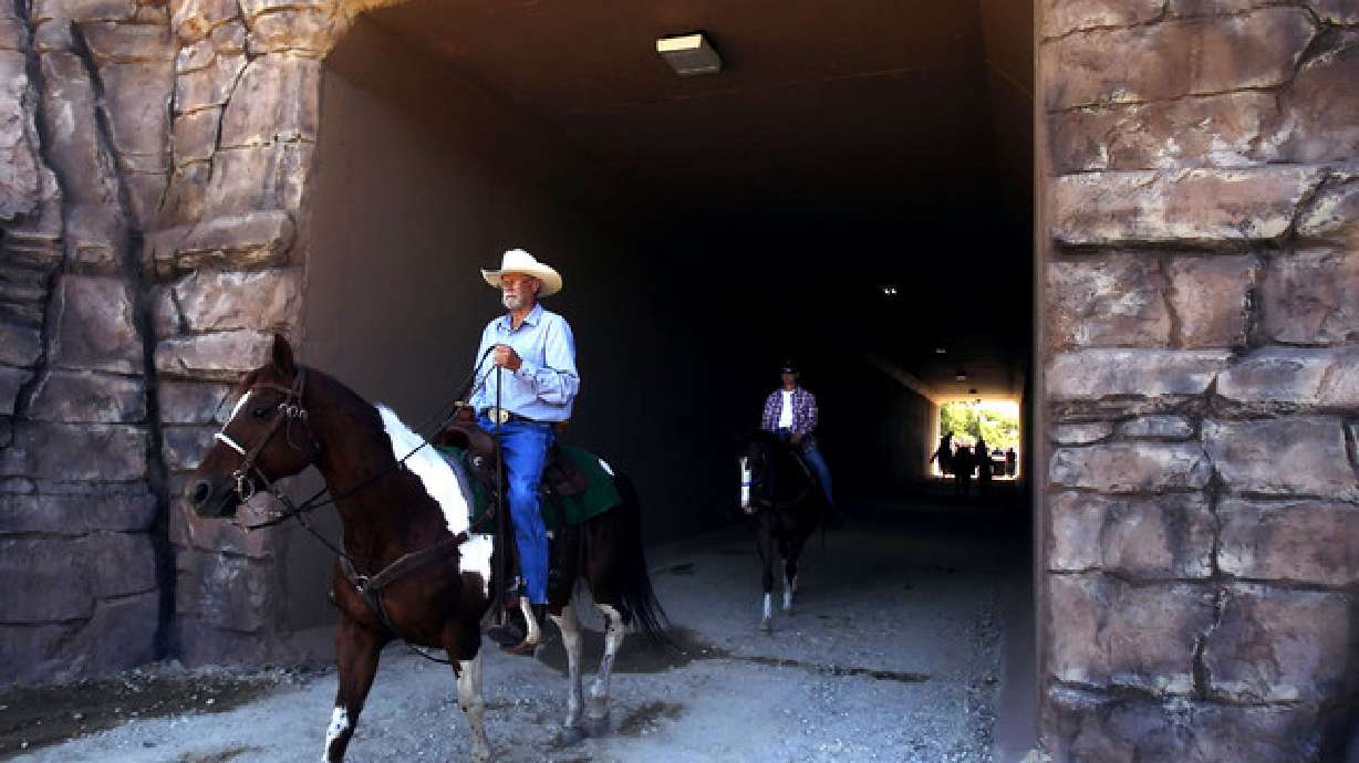 Pedestrian tunnel under 1300 East connects Dimple Dell Park