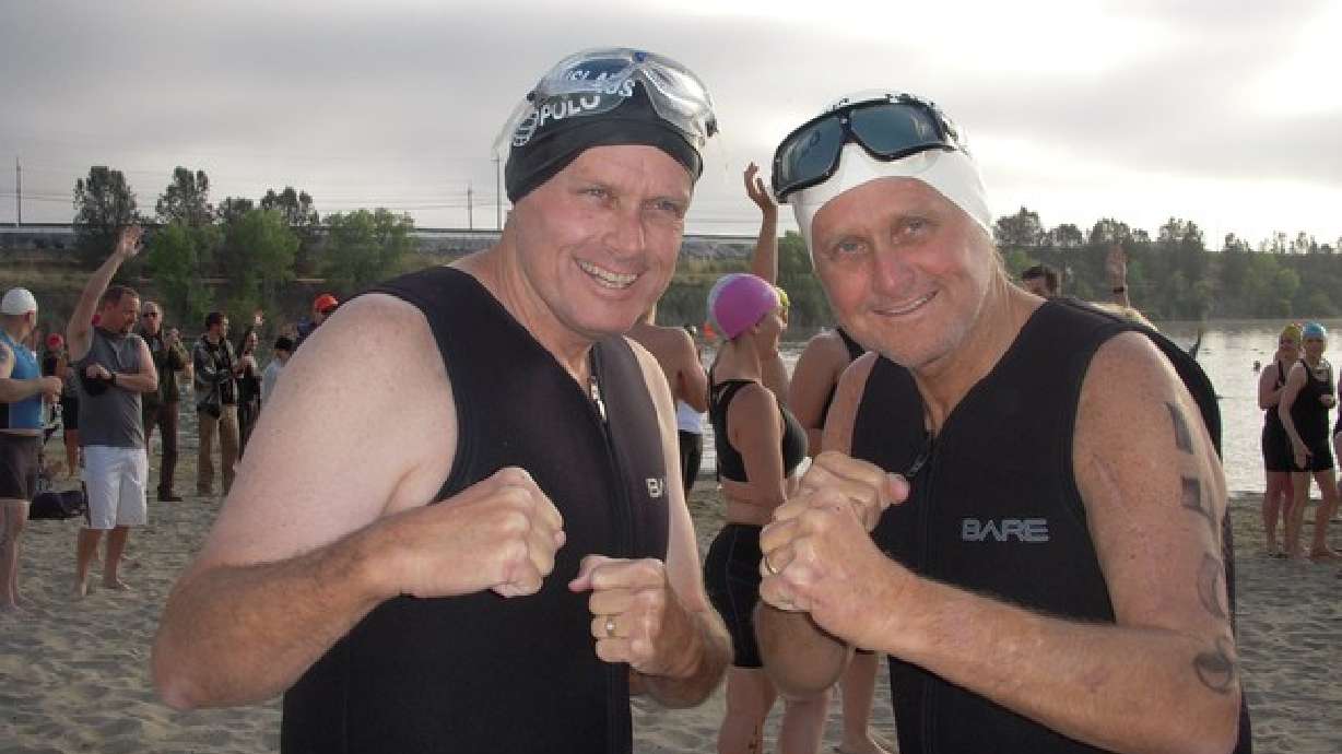 Diabetic brothers complete triathlon