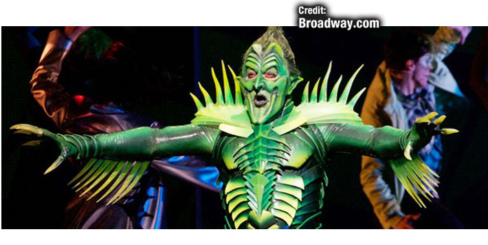 Former Festival favorite Patrick Page is taking center stage on Broadway as "The Green Goblin" in "Spider Man."
