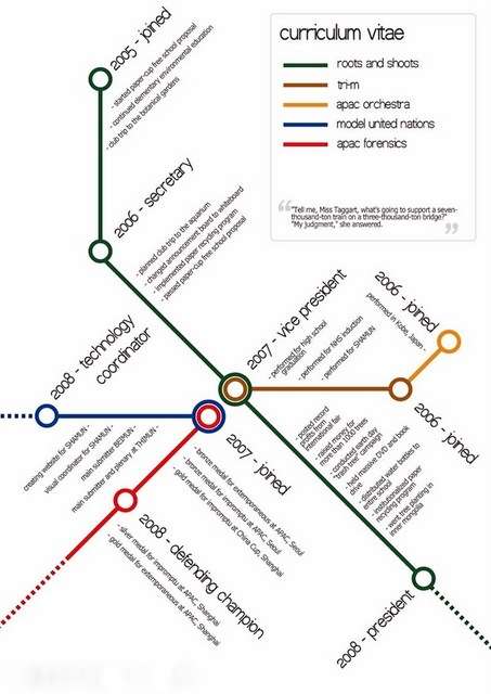 An example of an infographic resume