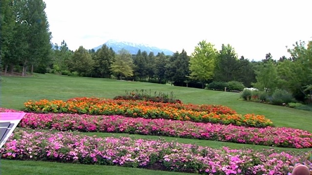 Thanksgiving Point Gardens spans 55 acres and is filled with flowers, trees, even waterfalls.