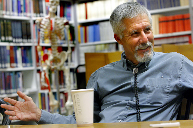 Dr. Stephen Santora talks Tuesday, July 19, 2011, at Shriners hospital about the work he and others are trying to do to get money to pay for visa's for children and parents to come across the border for medical help. (Photo: Scott G. Winterton, Deseret News)