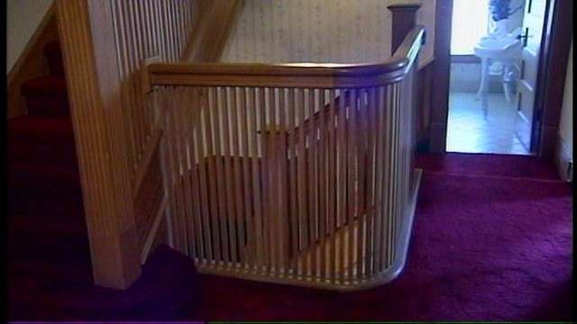 Inside the Browning Mansion.