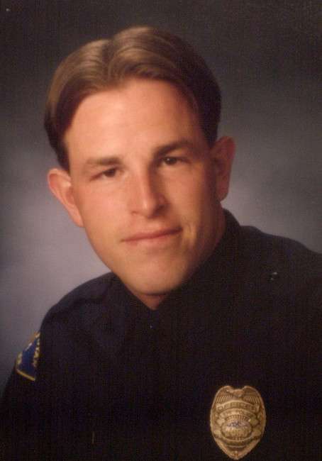 Lehi police officer Joe Adams was shot and killed during a traffic stop in Lehi on Aug. 3, 2001.
