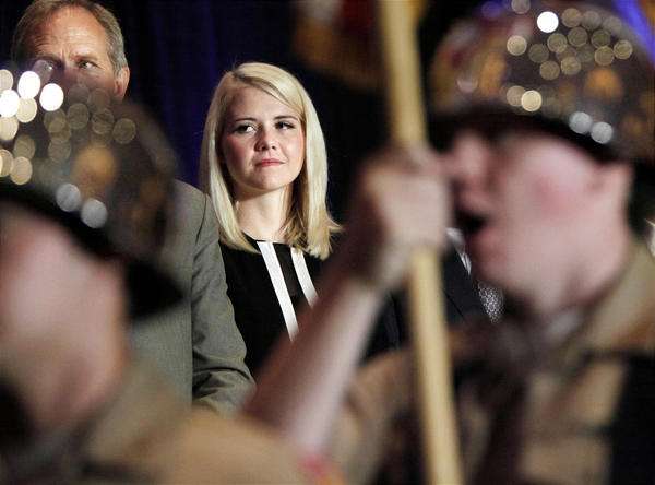 Elizabeth Smart gives the keynote address Monday in Dallas, Texas, at the Crimes Against Children Conference.