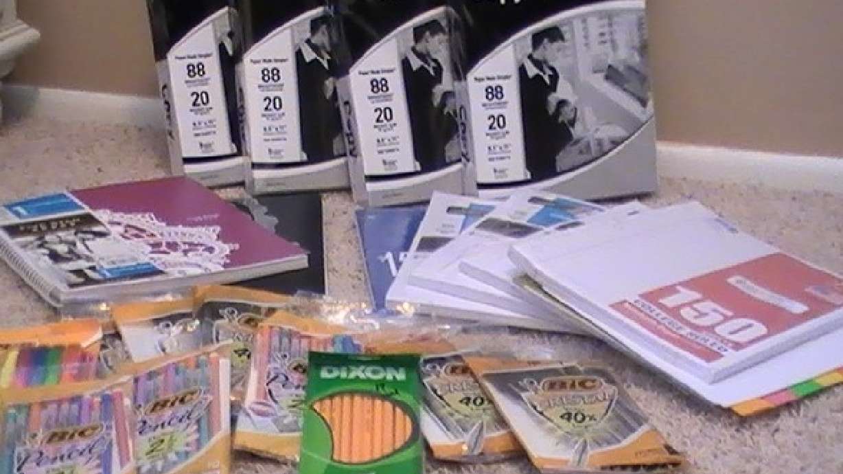 School supplies for pennies — you can do it