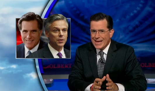 Colbert comments on LDS candidates and ad campaign