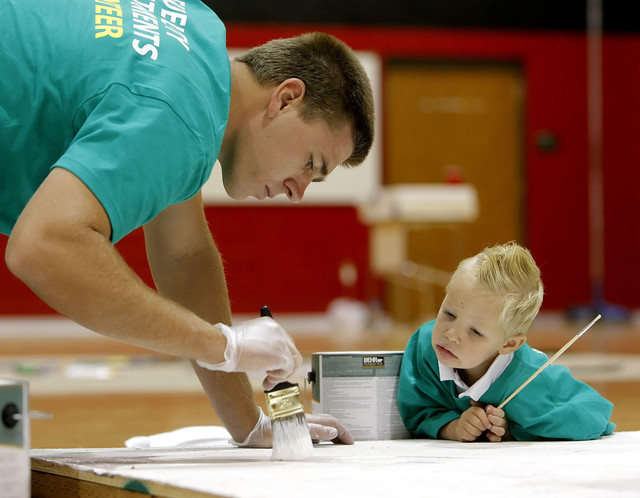 Bryant Middle School 'transformed' by day of service