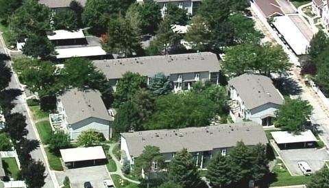Aerial view of Hidden Village condominiums in Midvale. (Photo: Winston Armani, KSL News)