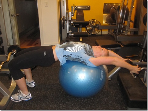 Janetha Gallegos gives step-by-step exercise tutorials on her blog, Meals & Moves.