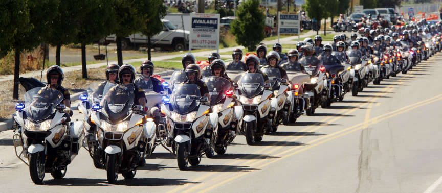 Bikers ride in remembrance of fallen officers