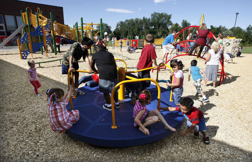 Deaf and blind school welcomes new playground | KSL.com