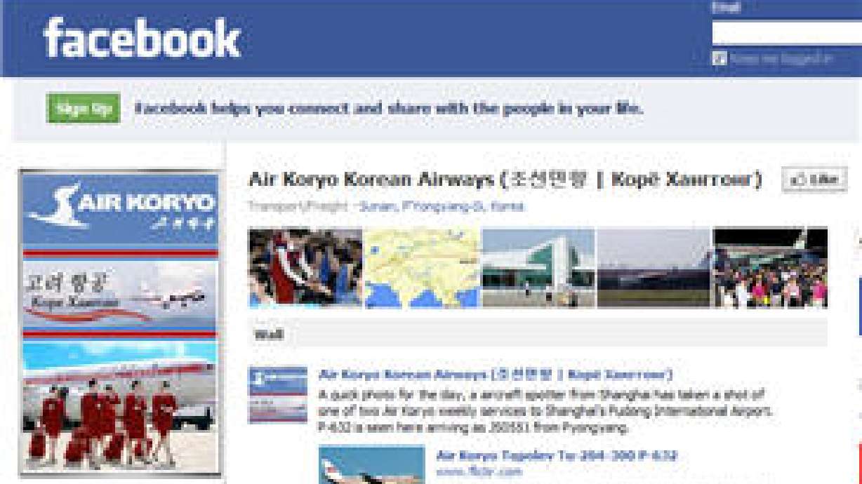 North Korean Airline Tells Facebook Users To Like It