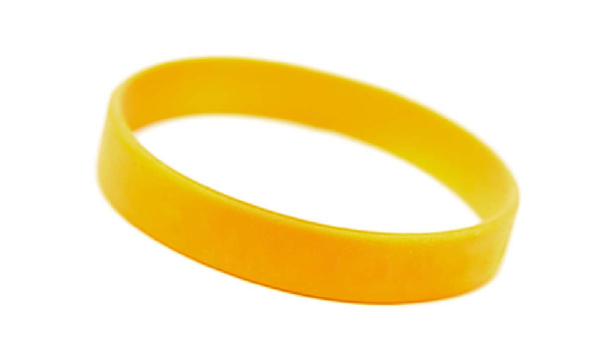 A rubber bracelet could change your life