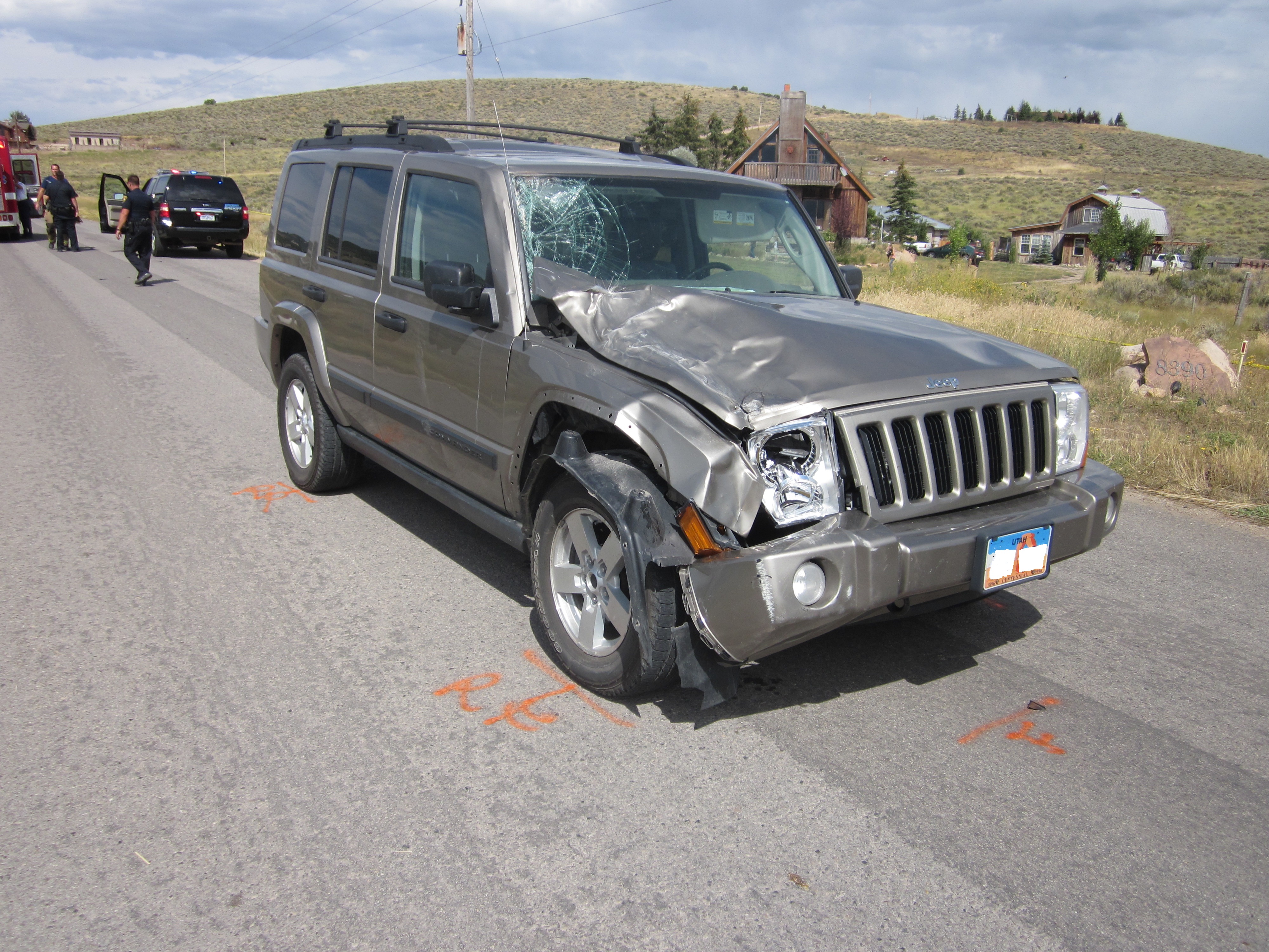 Woman in extremely critical condition after car hits her, horse she was riding