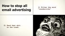 Destroy Unwanted Email Ads by Filtering the Word "Unsubscribe" [Junk Mail]