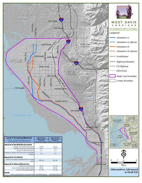 Check out the photo gallery to see some of the
proposed corridor plans.