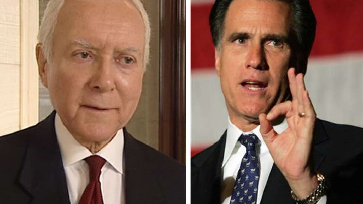 Mitt Romney endorses Orrin Hatch in re-election bid