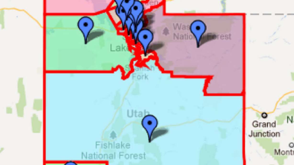 Utah Legislature's Redistricting Committee approves preliminary Senate map that divides Tooele County