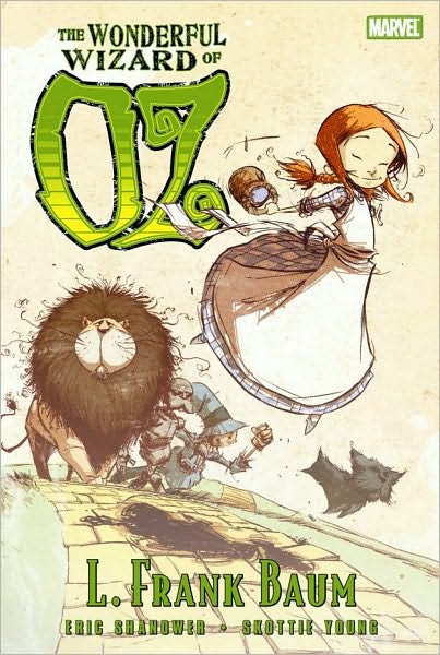 I have not been disappointed with my first graphic novel adventure. On McLean Paul's recommendation, I picked up "The Wonderful Wizard of Oz" adapted by Eric Shanower and Skottie Young.