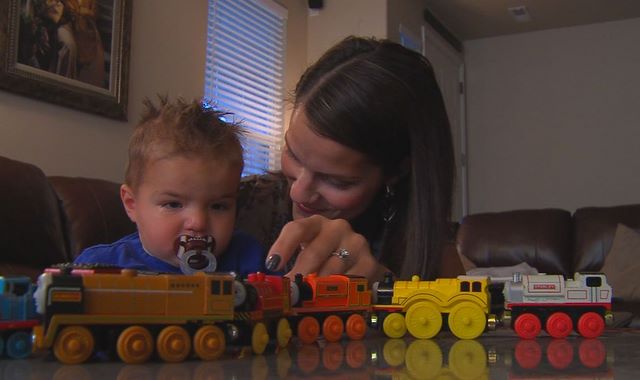 Krew Bingham's mom, Mindy, says her son is typically happy, energetic, and climbing all over things. But that wasn't the case Wednesday, as Krew was getting over croup for the second time.