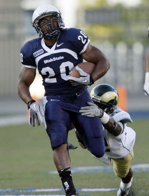 Utah State running back Robert Turbin will return to campus as