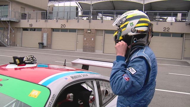 Madison Snow races Porsches internationally at
the astonishing age of 15 - and he wins.
