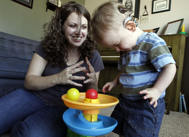 Parents of deaf children make education choices early
