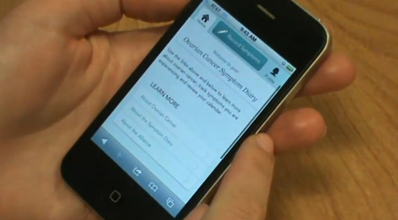 New app helps women track ovarian cancer symptoms