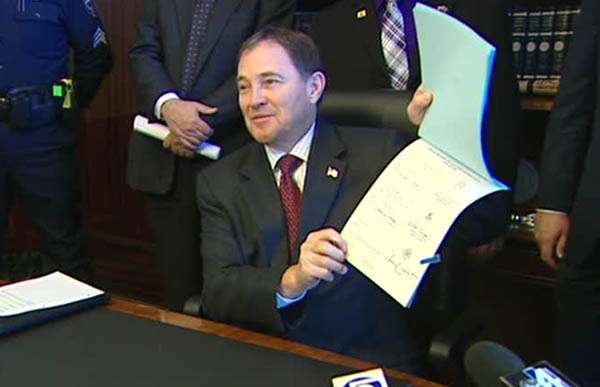 In February 2011, Gov. Herbert signed into law a bill banning spice components.