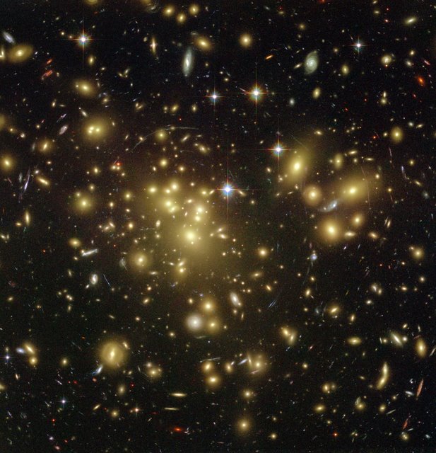 Dark matter makes upwards of 80 percent of the 
matter in the universe, with more familiar matter 
making up only 17 percent.