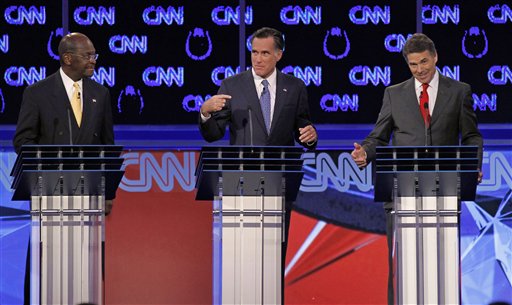 GOP contenders turn fire on each other