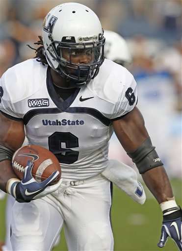Utah State RB Robert Turbin.