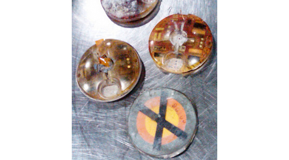 Land mines found in checked luggage at Salt Lake airport