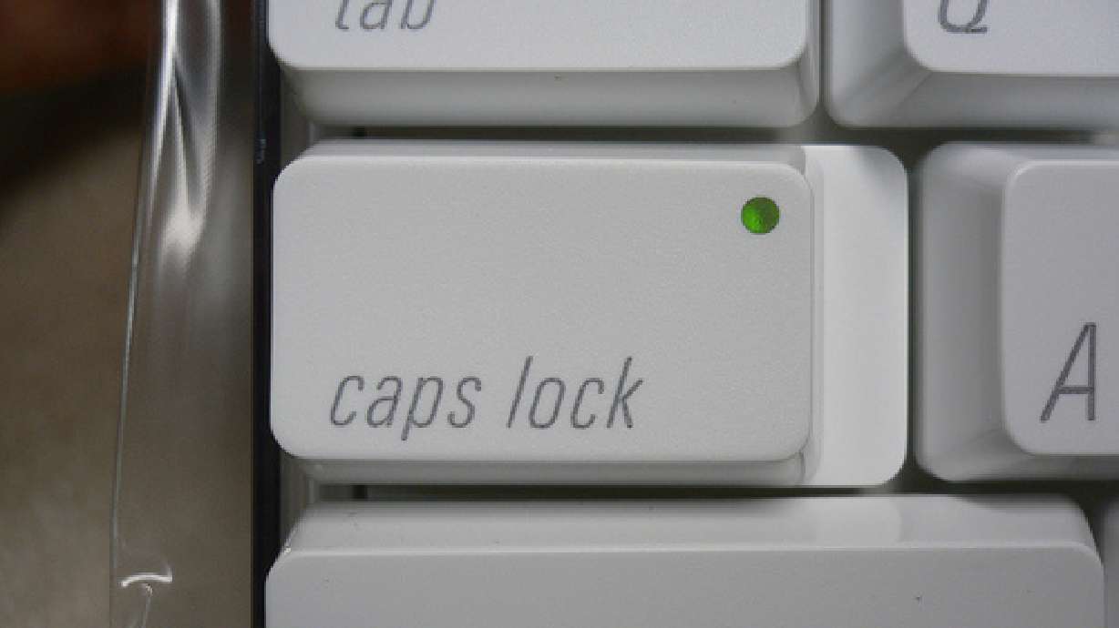 INTERNATIONAL CAPS LOCK DAY