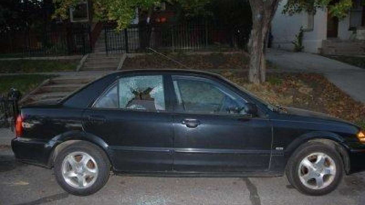 Cars damaged by BB gun