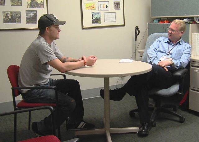 Monday, Utah veteran Shayn Jolley met with his
VA case manager in the new clinic dedicated to
the troops who fought in Afghanistan, Iraq and
other aspects of our current conflicts.