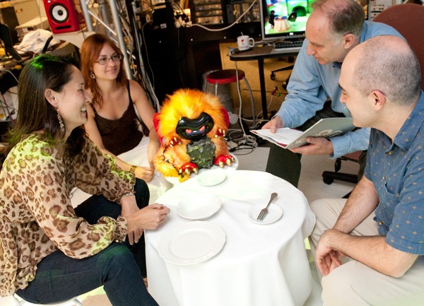 Robot dragon teaches kids language skills, battles impulse to terrorize city