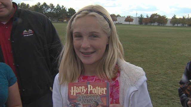 Students were able to take their pick from $1000 worth of books donated by Big O Tires.